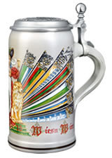 Wirtekrug 2019 - Krug mit Zinndeckel - Munich Oktoberfest stein (mug)